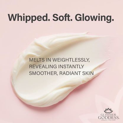 Glimmer Goddess Organic Whipped Body Butter - White Ginger & Amber