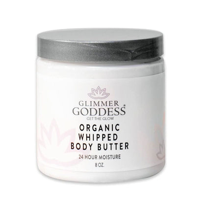 Glimmer Goddess Organic Whipped Body Butter - Peach Bellini