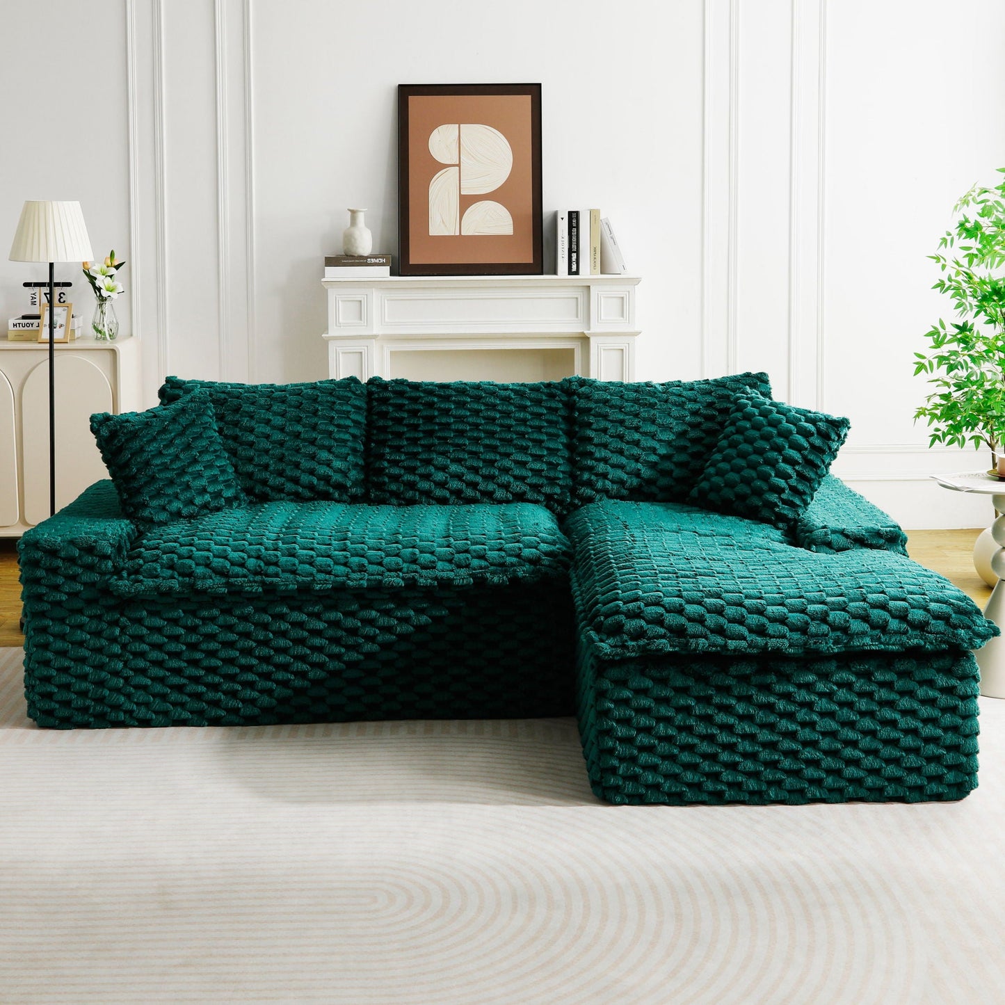 Modular Sofa With Chaise Lounge
