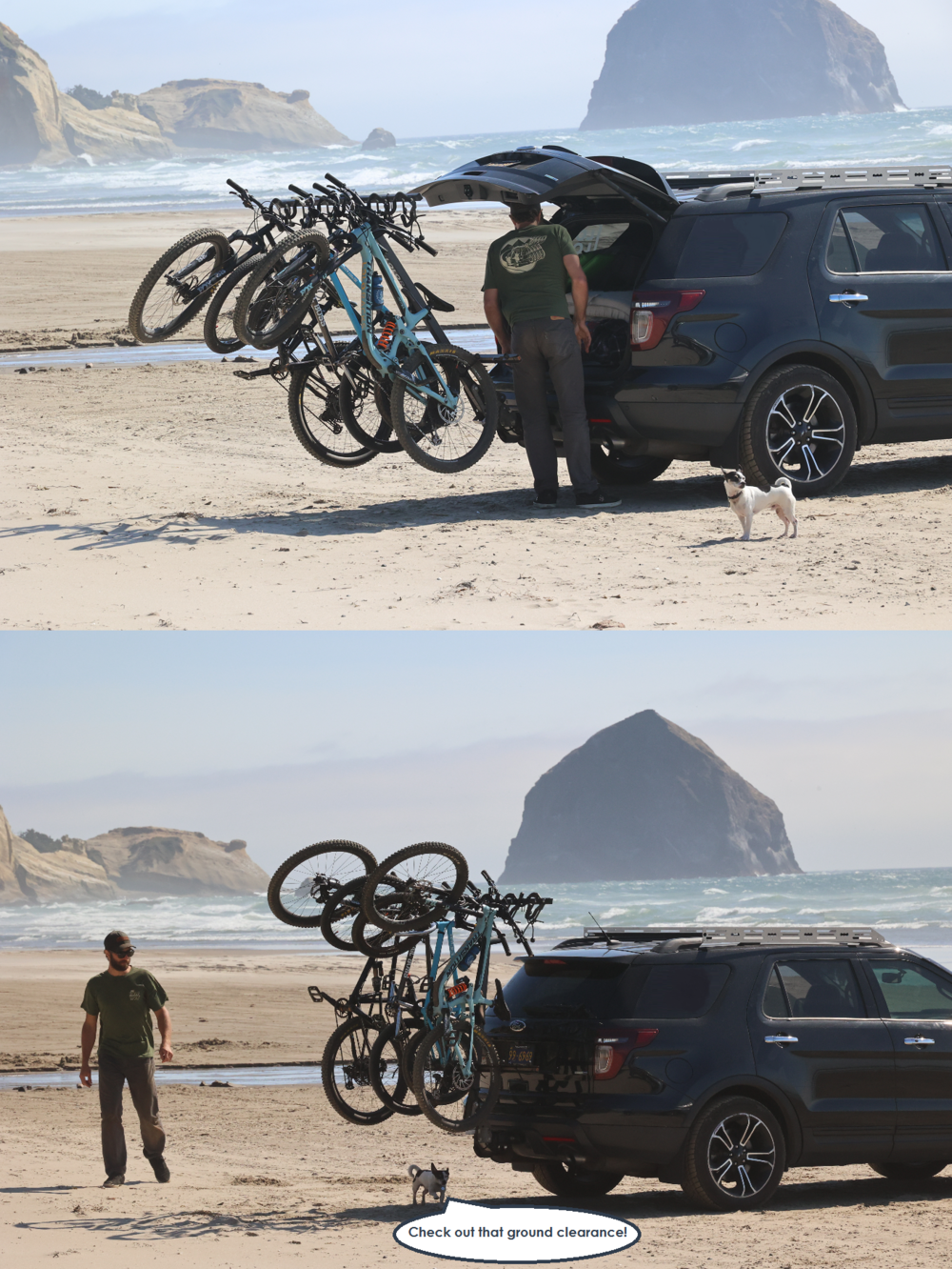 Vertical 4 Bike Rack