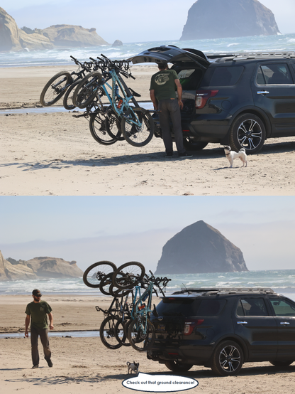 Vertical 4 Bike Rack