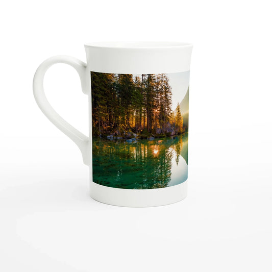 White 10oz Porcelain Slim Mug