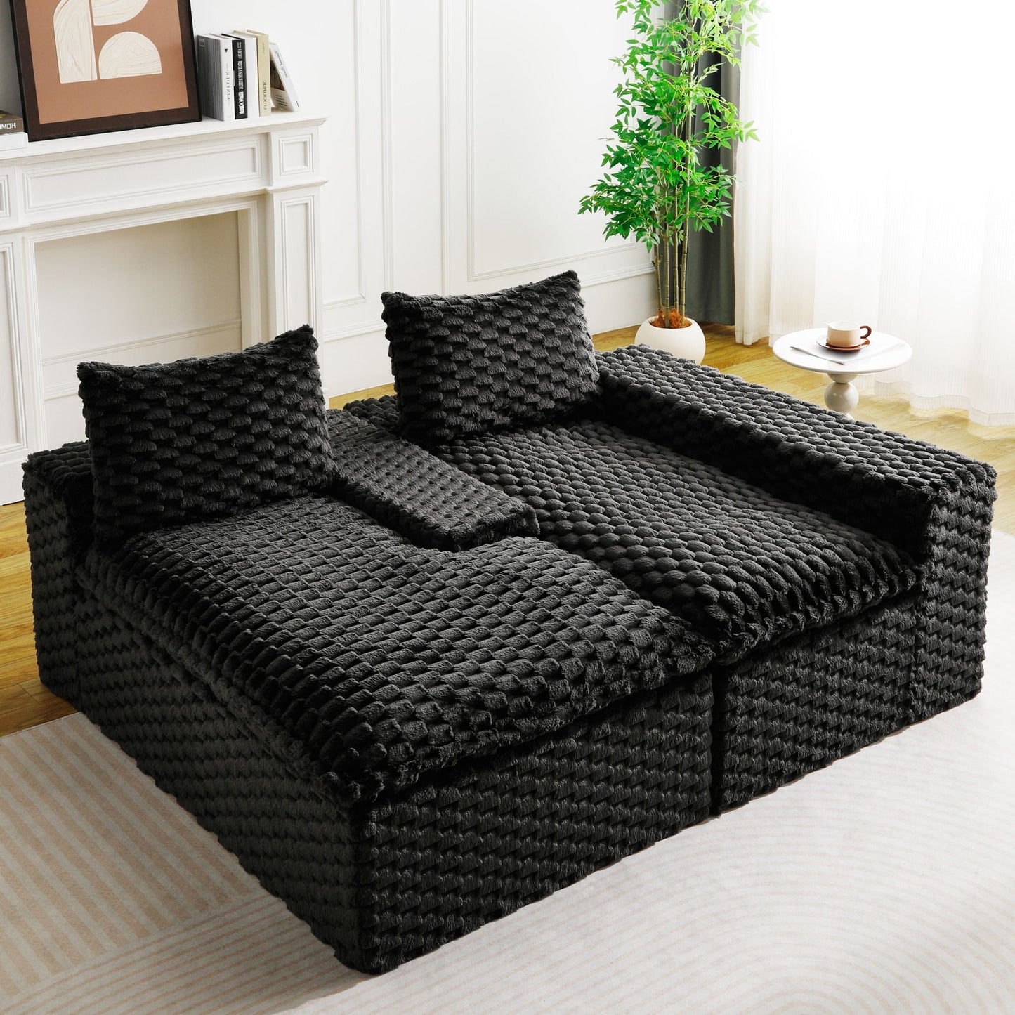 Modular Sofa With Chaise Lounge