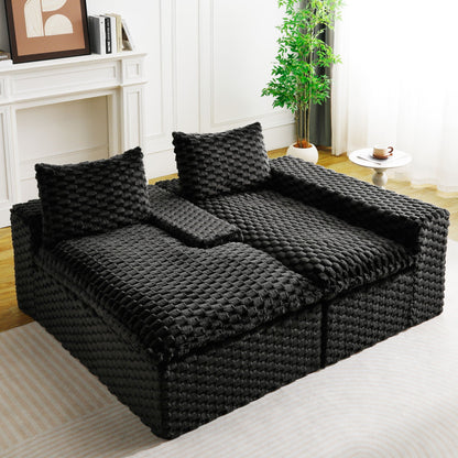 Modular Sofa With Chaise Lounge