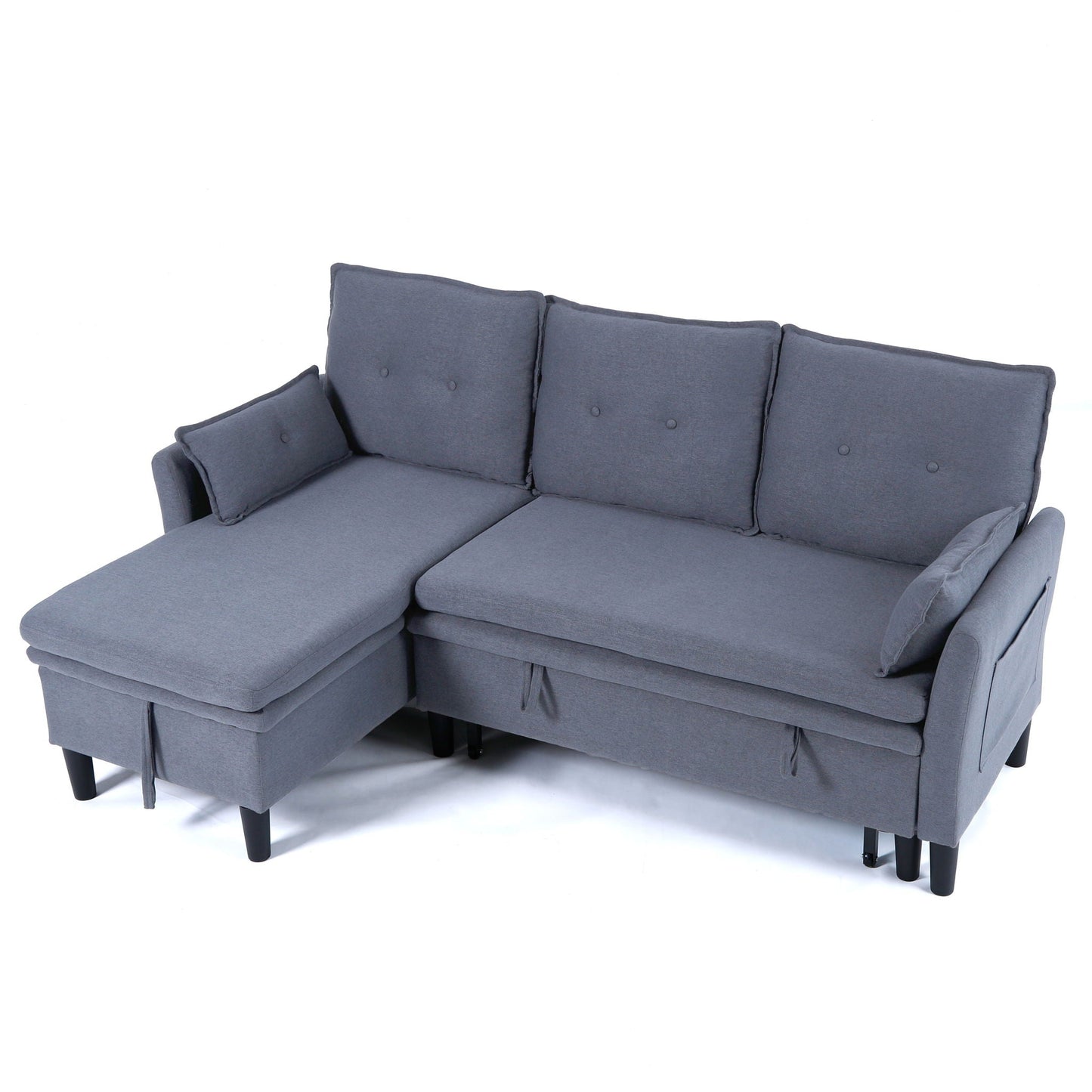 L-Shaped Reversible Chaise Sectional Sofa