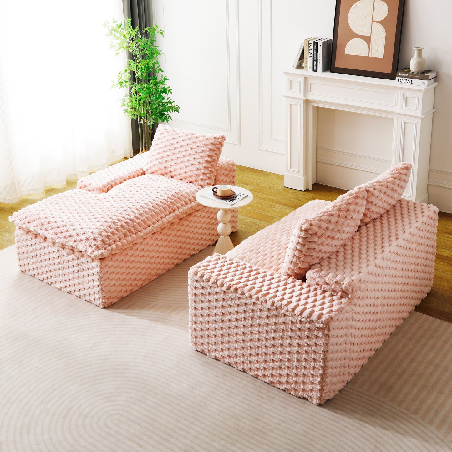 Modular Sofa With Chaise Lounge