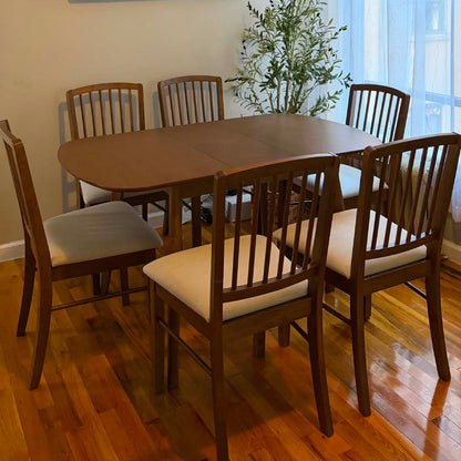 Extendable Dining Table Set