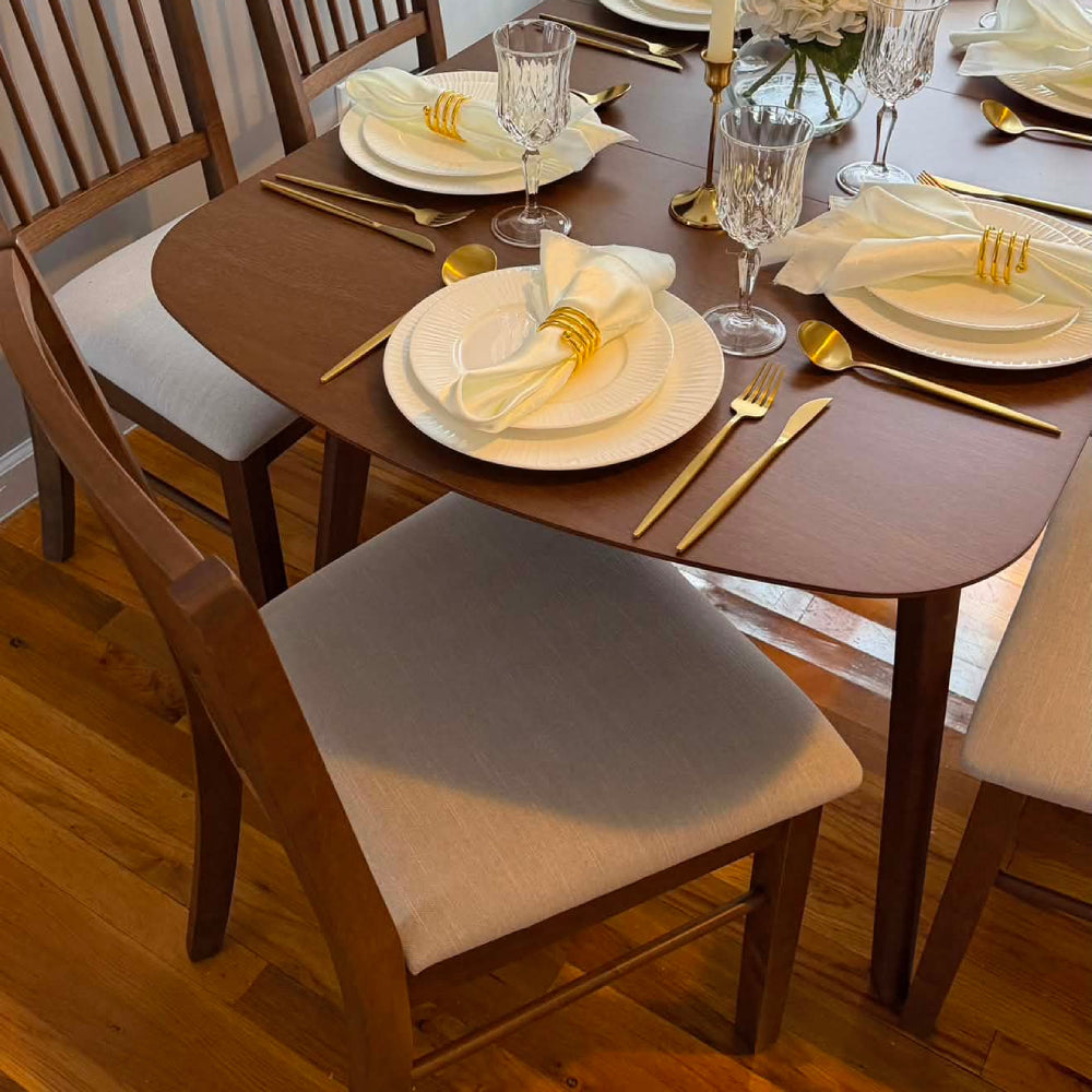 Extendable Dining Table Set