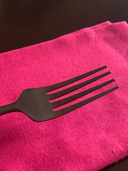Stainless Steel Flatware 18 PC Set-Dinner knives, Dinner Forks, Teaspoons