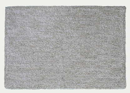 CHICOS HOME Ivory & White Color Plain Bath Rug 20" x 32"