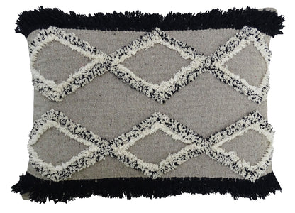 Tufted Decorative Pillow for Living Room 16"x 22"