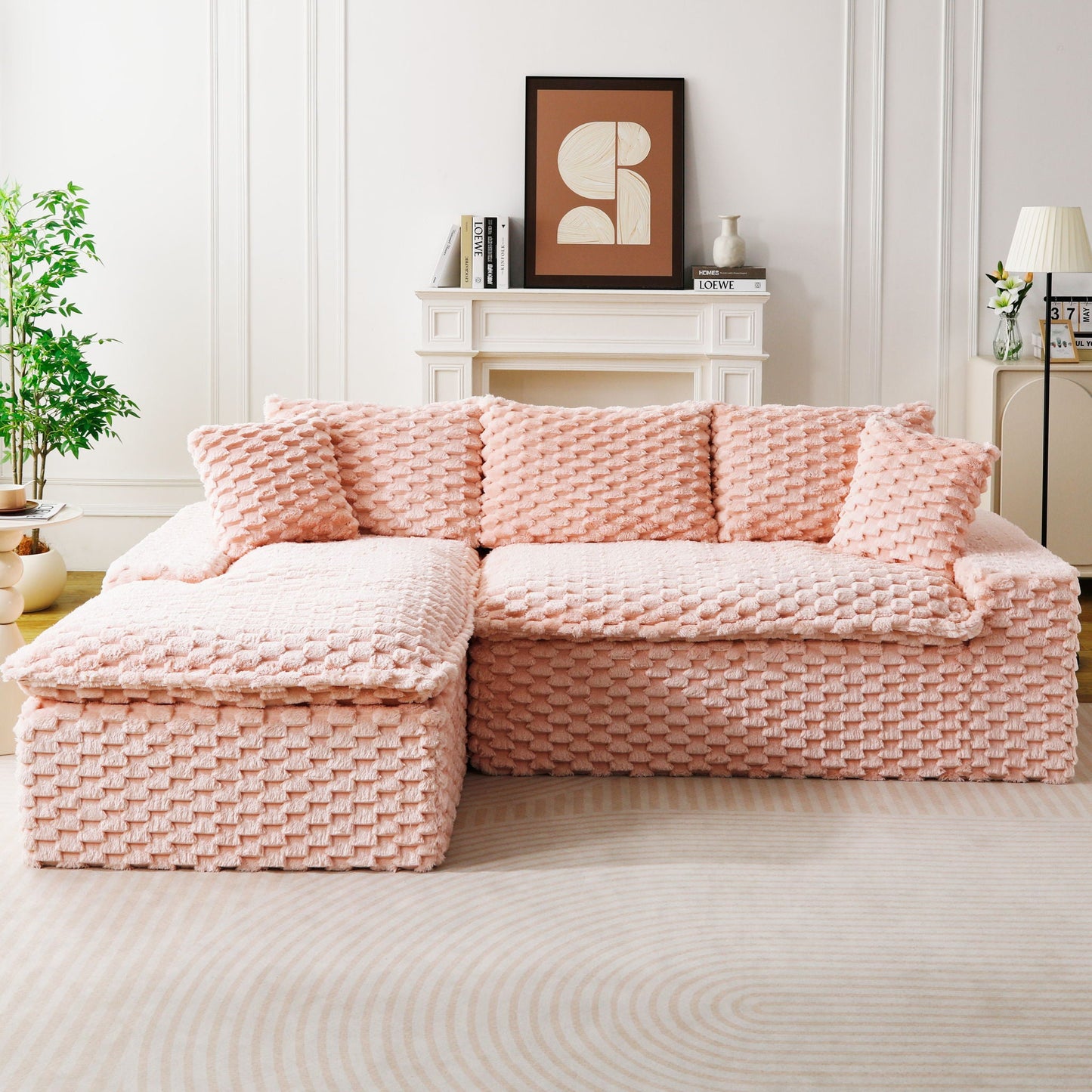Modular Sofa With Chaise Lounge