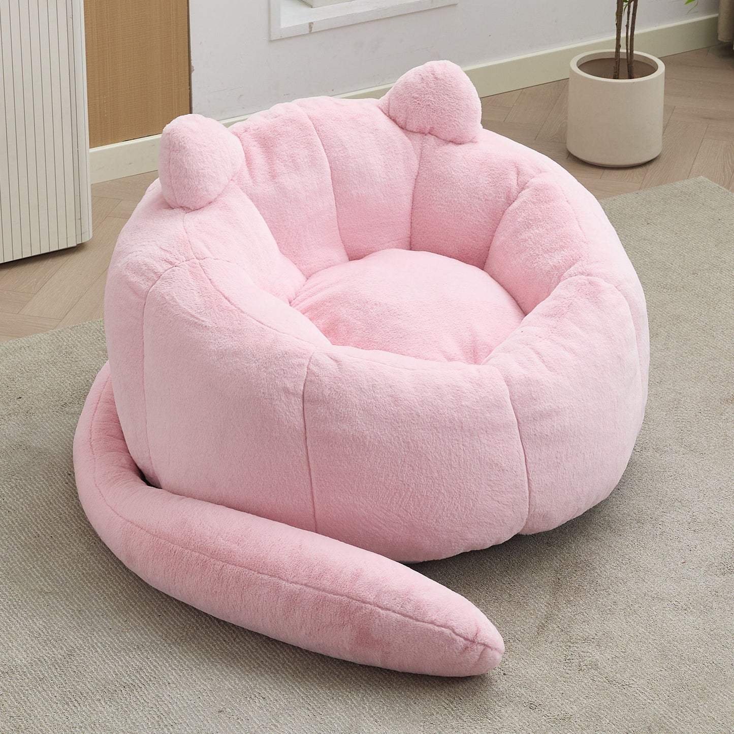 Cat Shaped Bean Bag Sofa