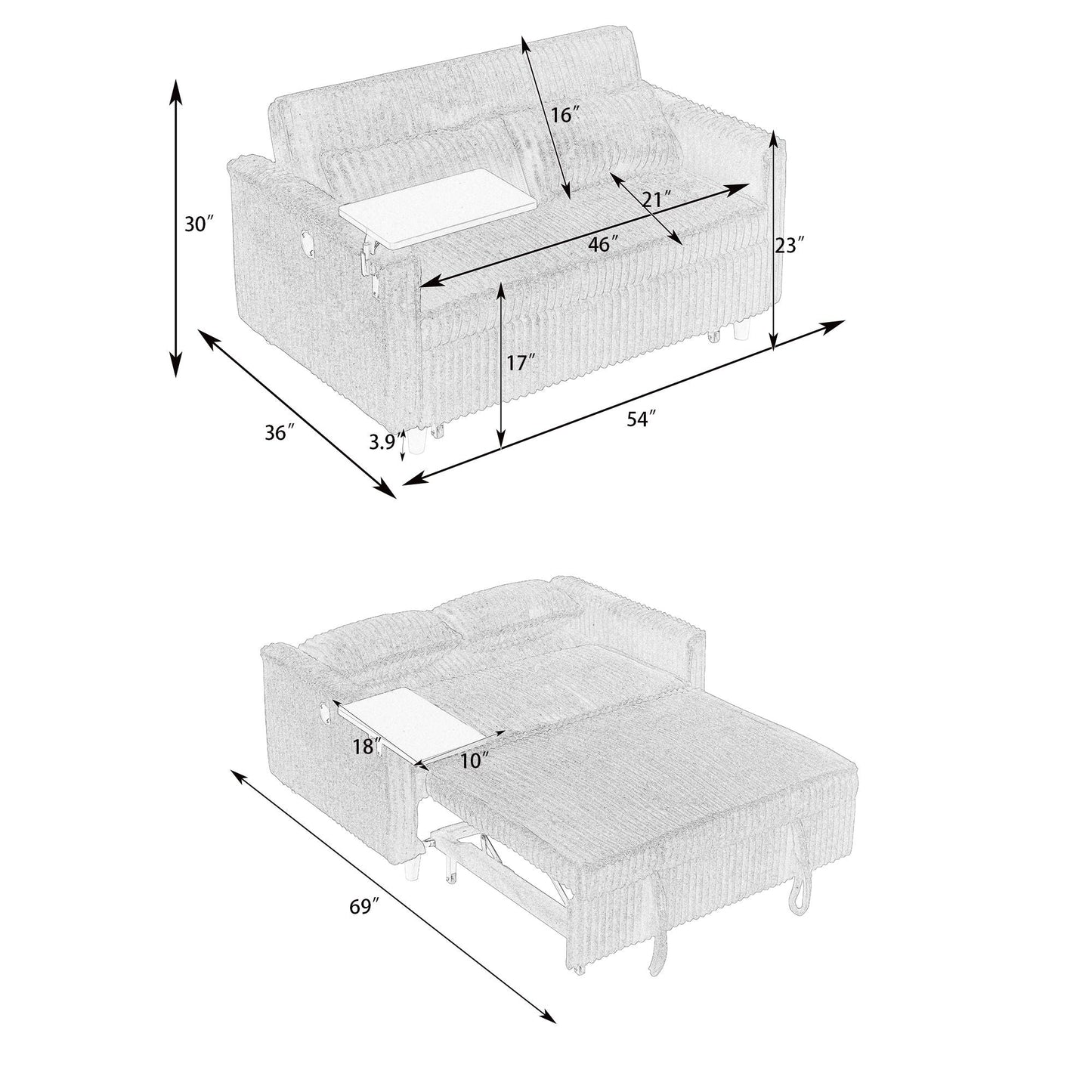 Pull Out Sofa