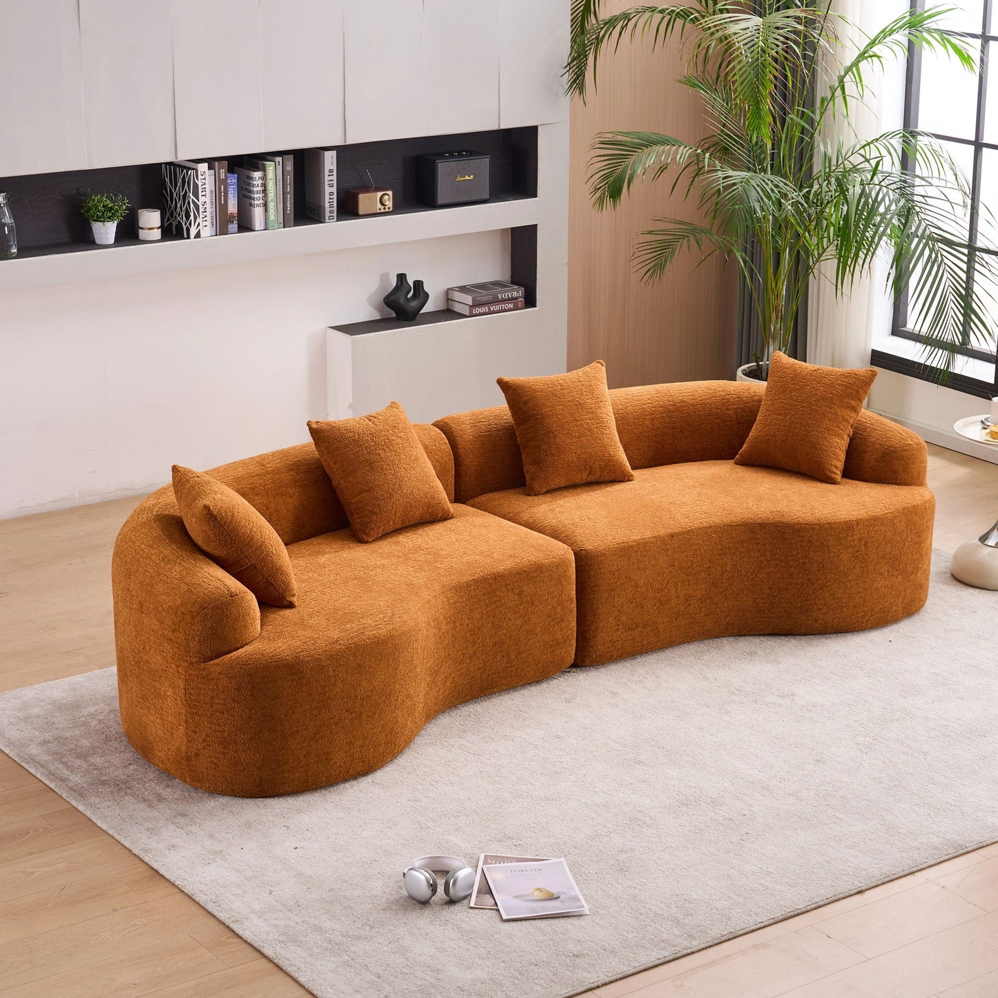 4 Seater Fabric Sofa