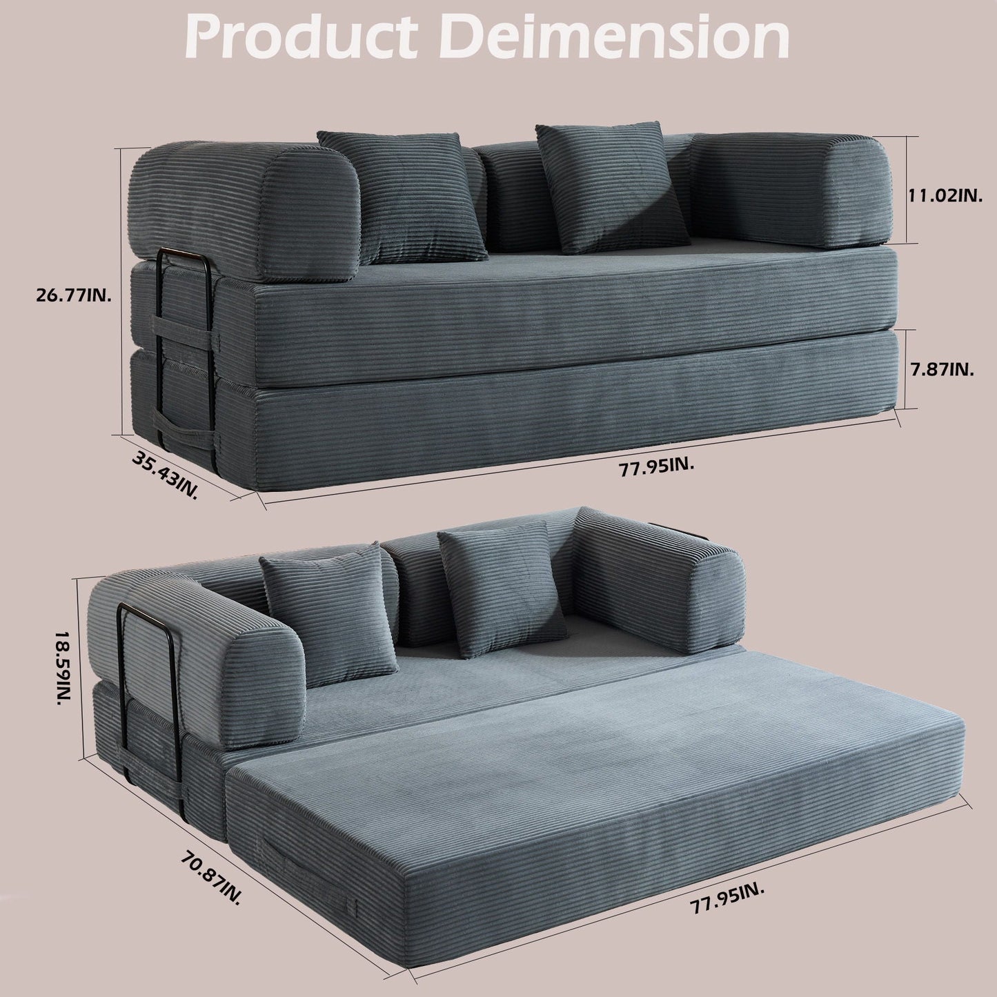 Convertible Sleeper Sofa