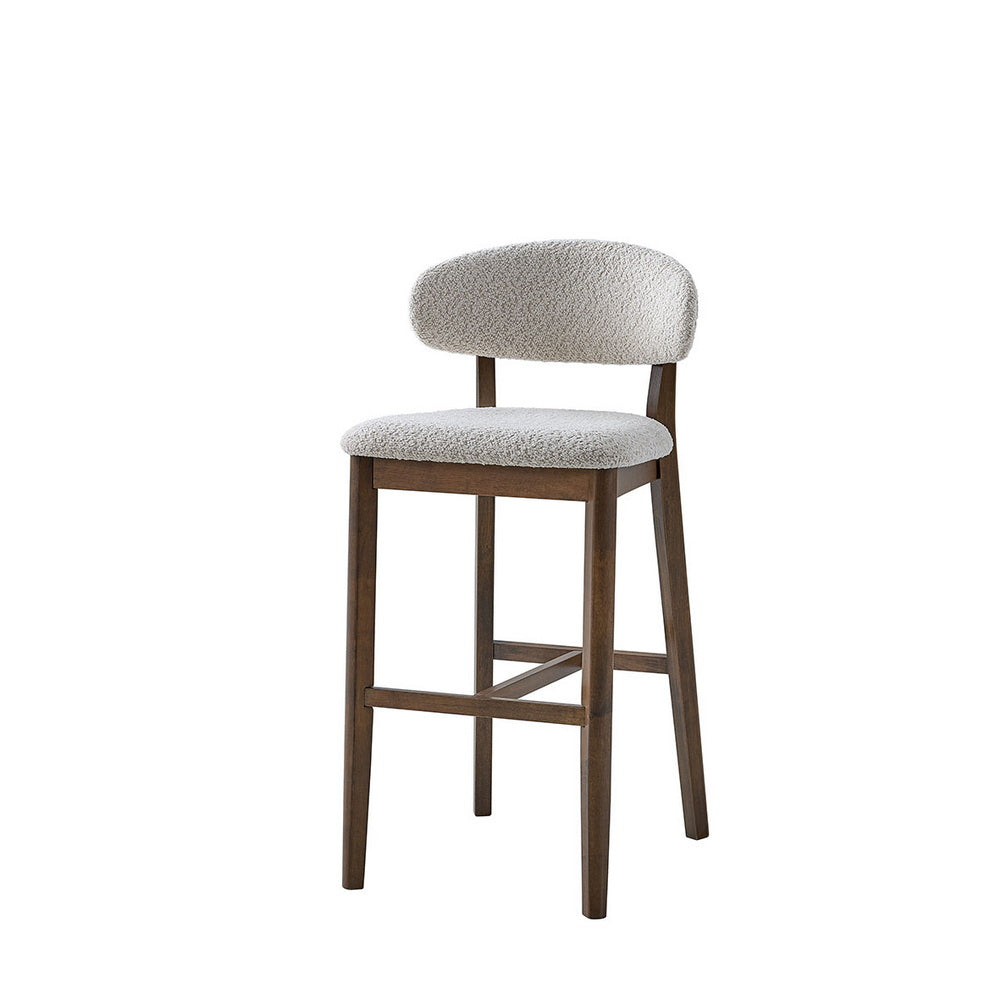 Set Of 2 Upholstered Bar Stools