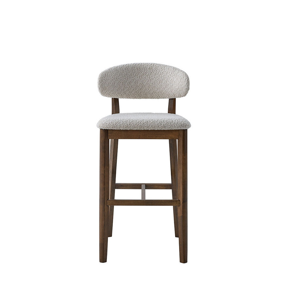 Set Of 2 Upholstered Bar Stools