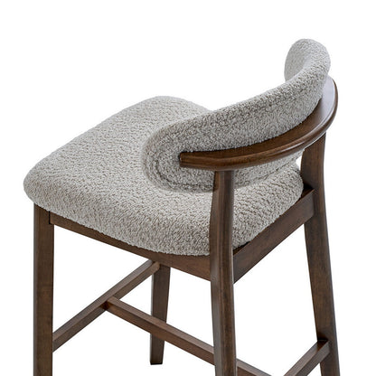 Set Of 2 Upholstered Bar Stools
