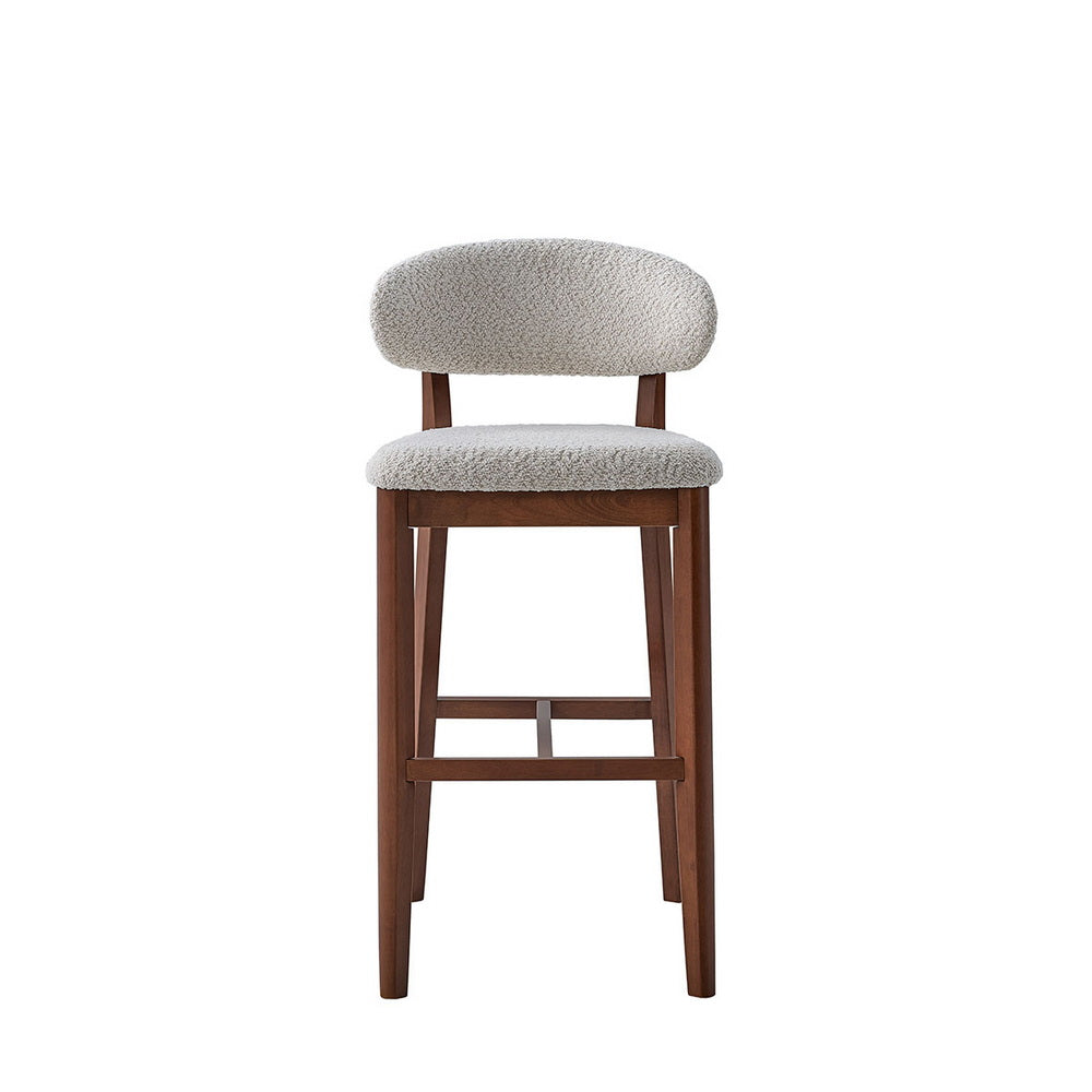 Set Of 2 Upholstered Bar Stools