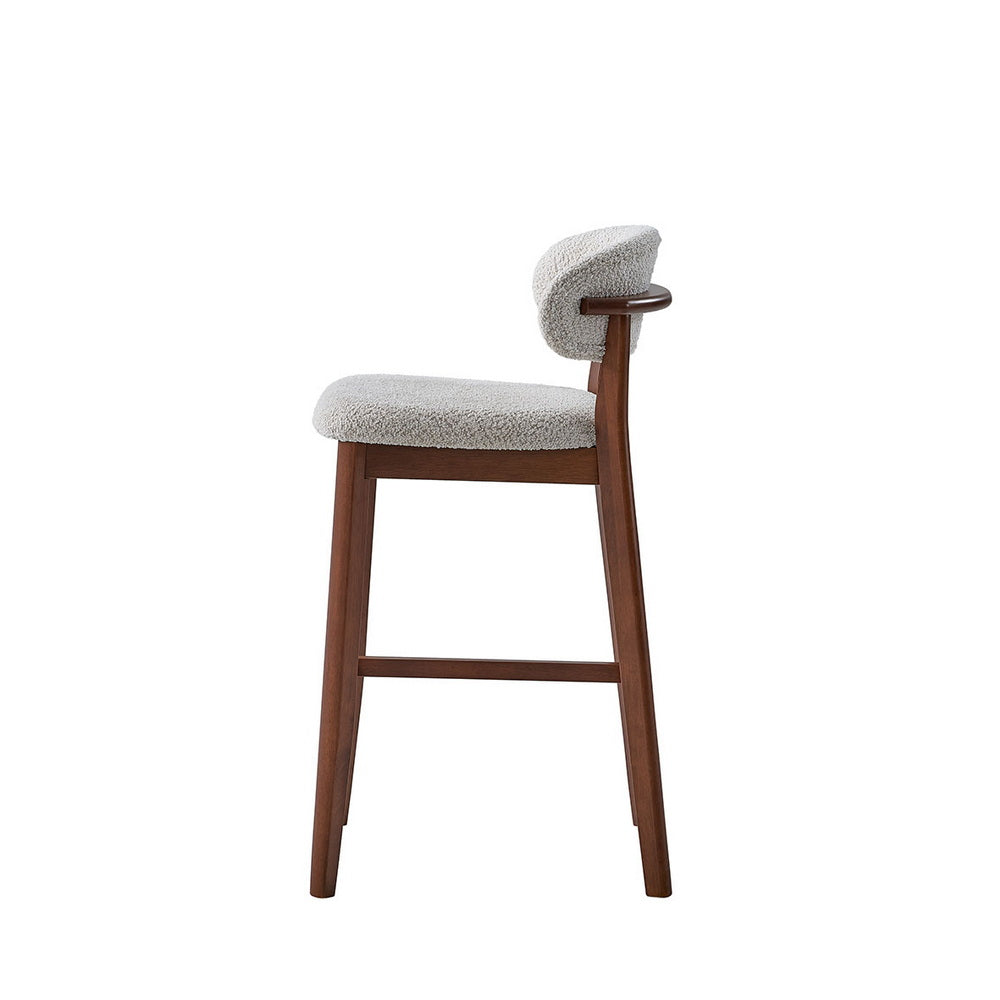 Set Of 2 Upholstered Bar Stools