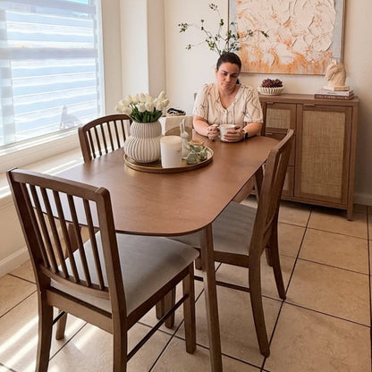Extendable Dining Table Set