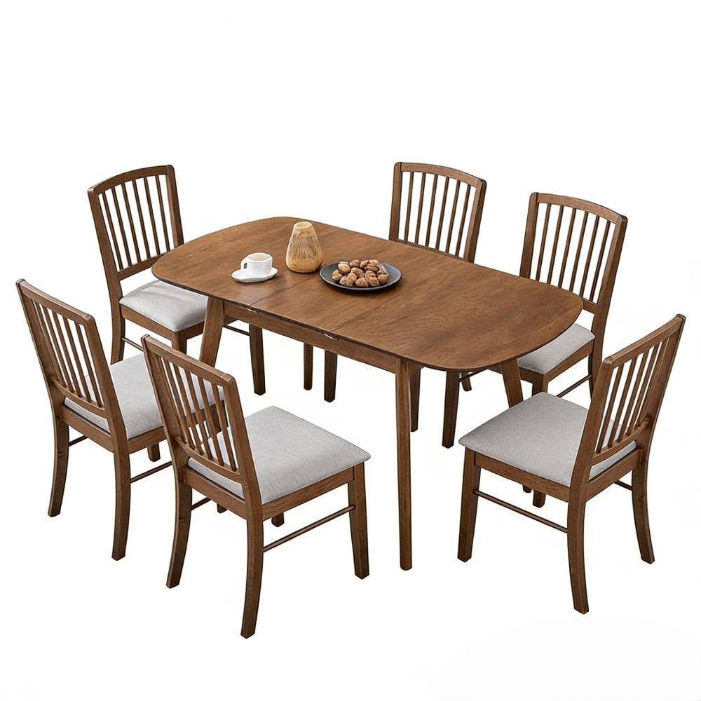 Extendable Dining Table Set