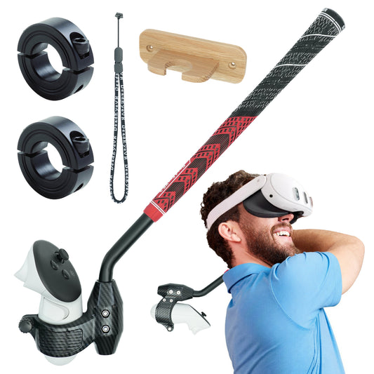 DriVR Ace - VR Golf Club Handle Accessory - Compatible with Quest 3/3s and Pro