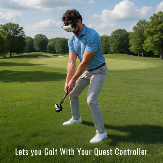 DriVR Ace - VR Golf Club Handle Accessory - Compatible with Quest 3/3s and Pro