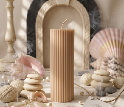Ribbed Candle