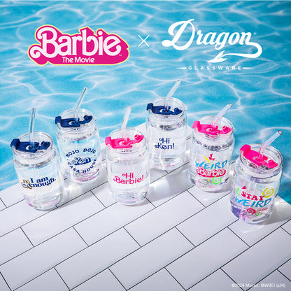 Barbie™ The Movie x Dragon Glassware® Weird Barbie™ Drinking Glasses