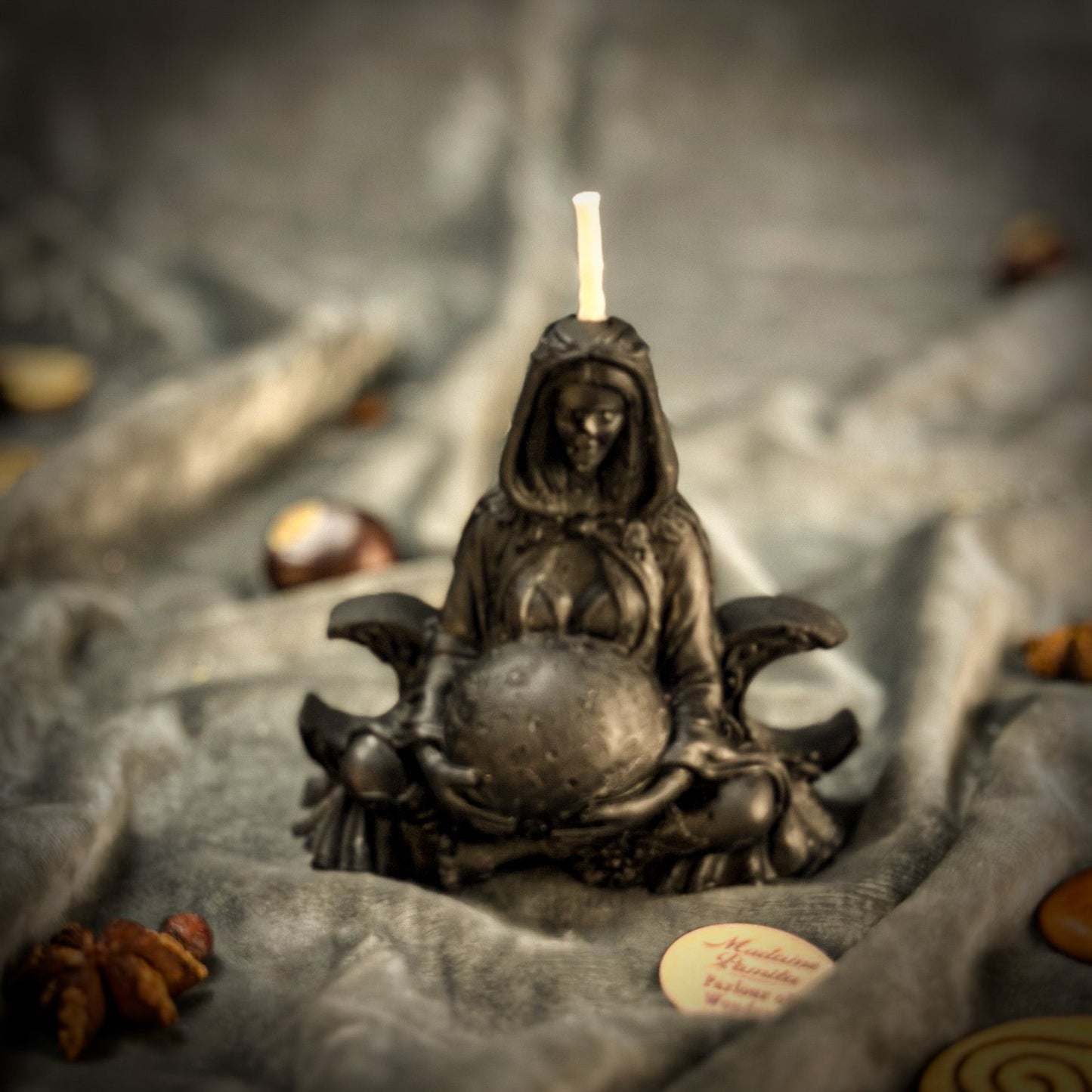 Moon Goddess Candle Spell Kit - Lunar Magic & Divine Feminine Energy