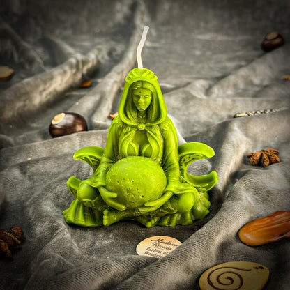 Moon Goddess Candle Spell Kit - Lunar Magic & Divine Feminine Energy