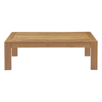 Upland Outdoor Patio Wood Coffee Table