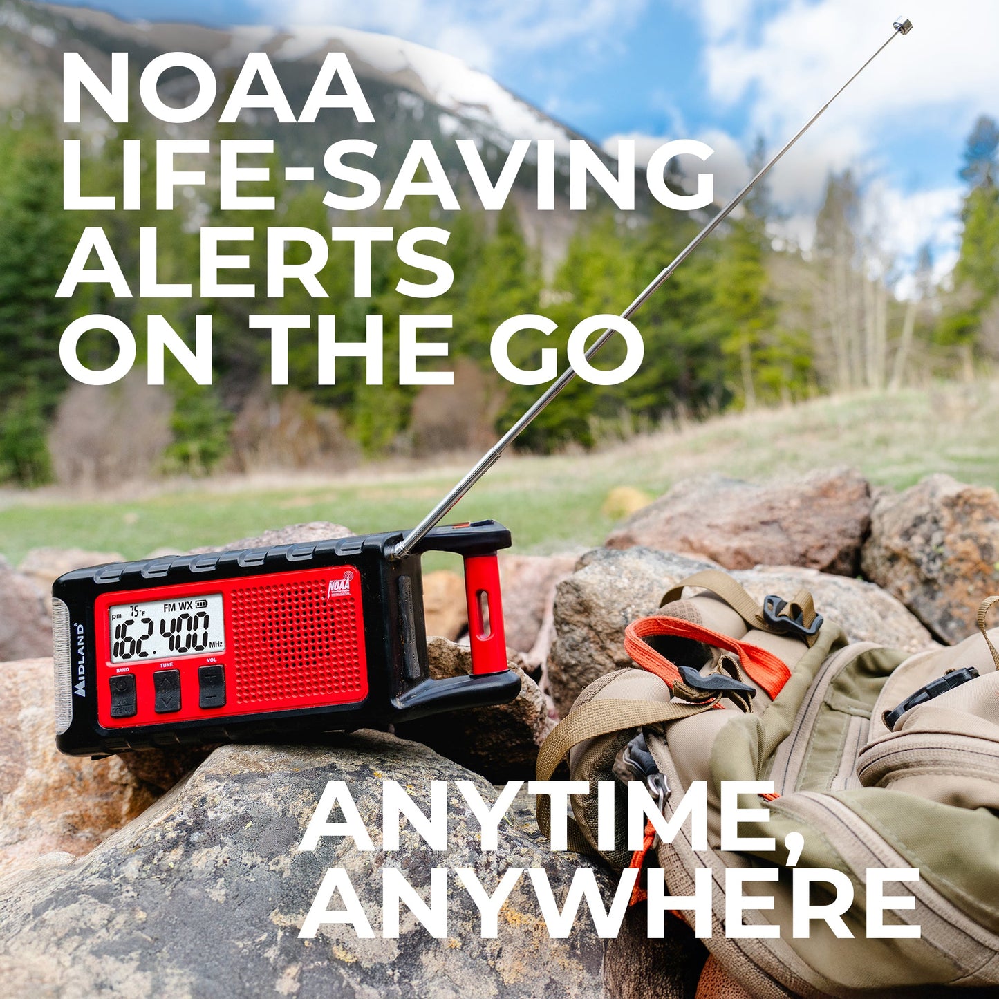 ER310PRO Portable Emergency Crank Radio with Power Bank
