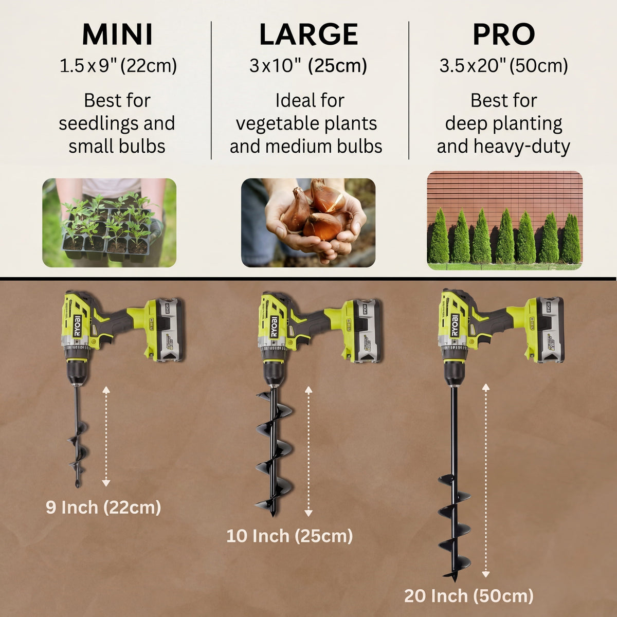 Eazy Garden® - Planting Auger