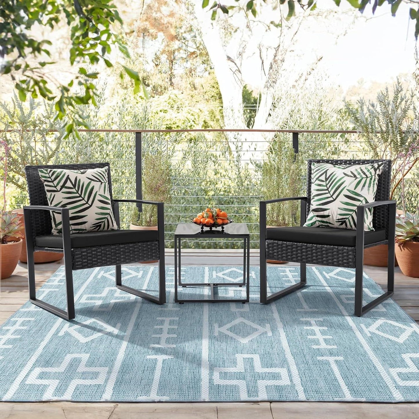 Outdoor 3-Piece Patio Furniture Set