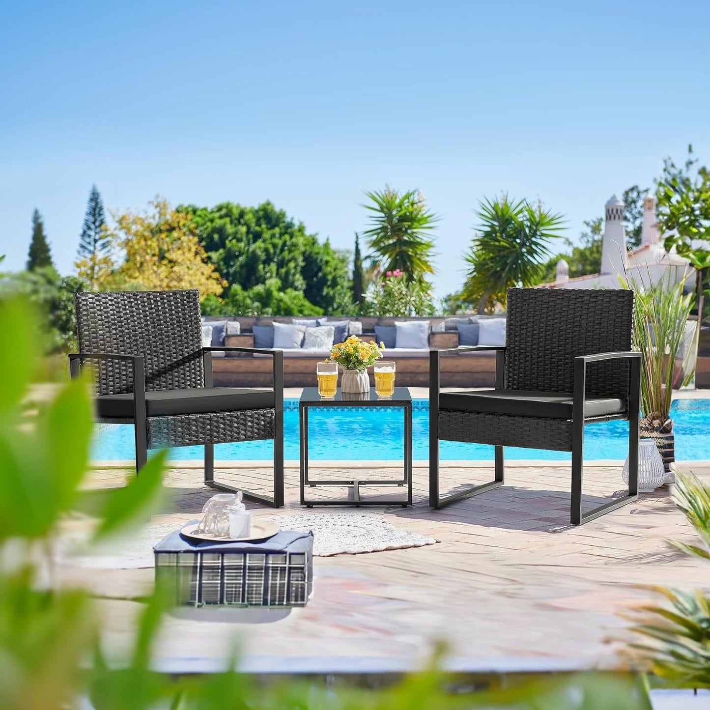 Outdoor 3-Piece Patio Furniture Set