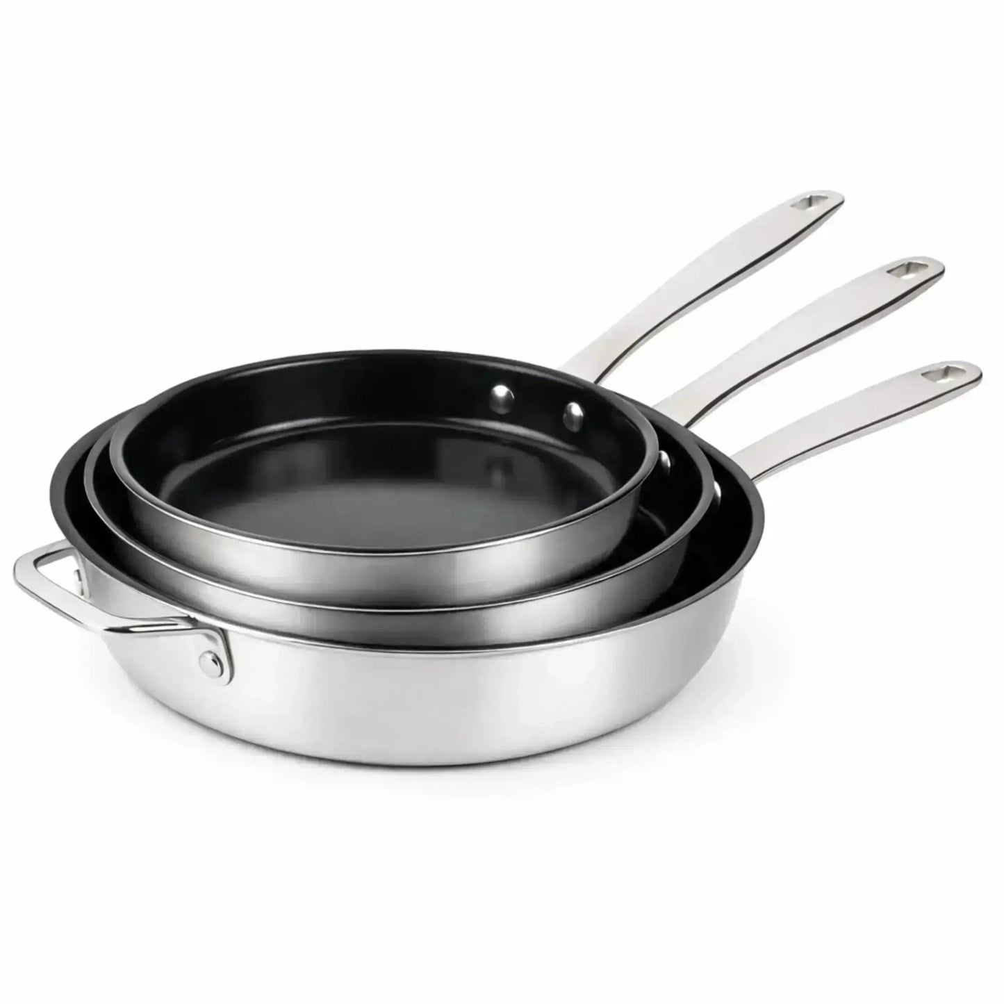 5-Ply Nonstick Stainless Steel Frying Pan