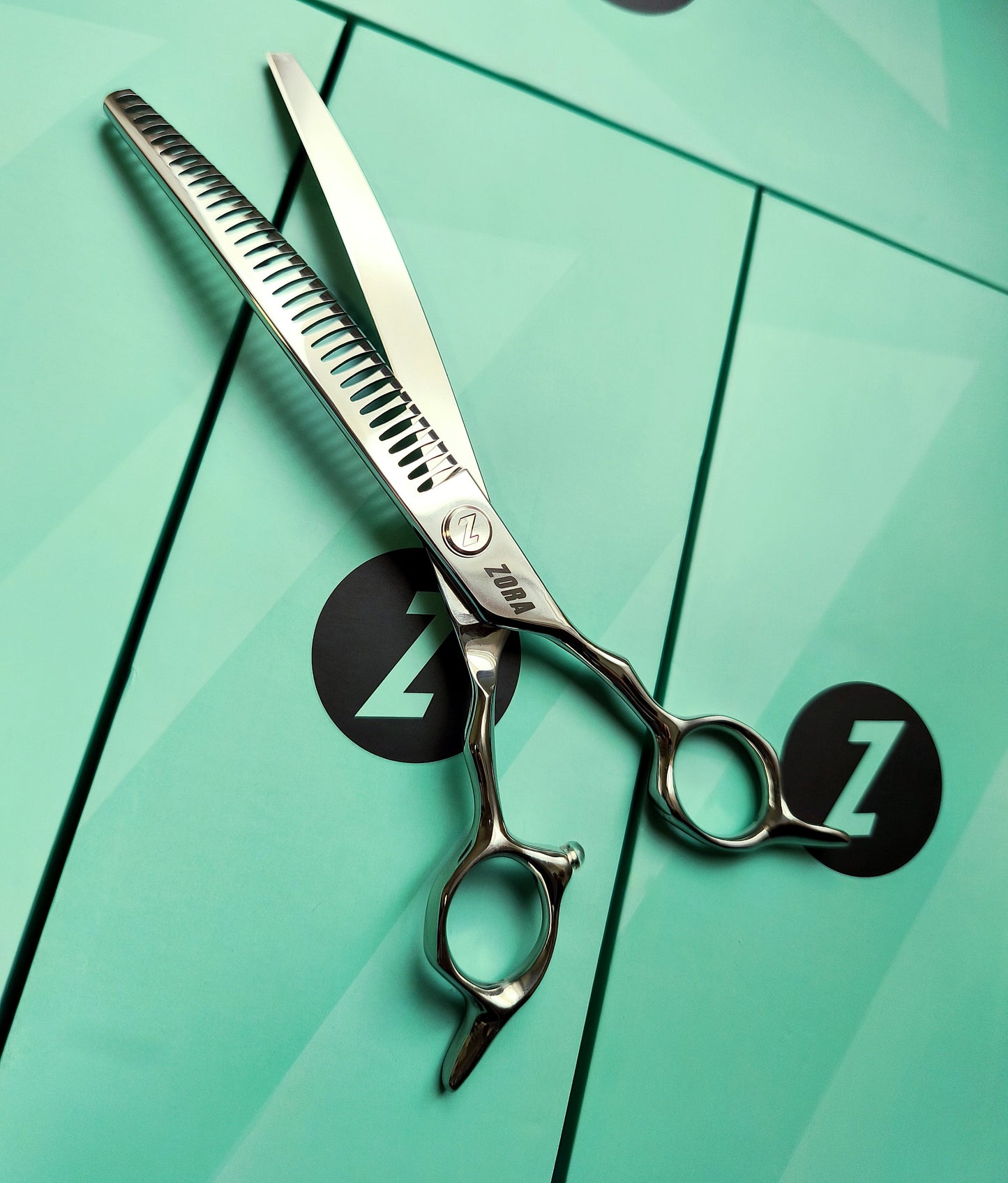 Pet Grooming Curved Blender Shear
