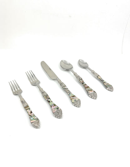 Stainless Steel Flatware set of 20 with Seap work Handle