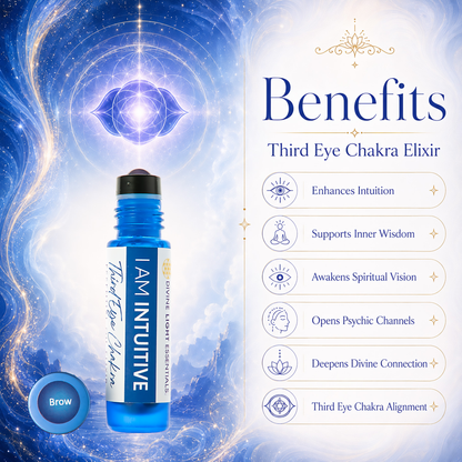 Chakra Balancing Elixirs - Essential Oils - 10 Roller Bottles Set