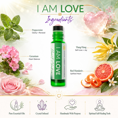 Chakra Balancing Elixirs - Essential Oils - 7 Roller Bottles Set