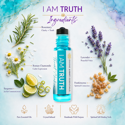 Love Yourself Elixir Bundle - Essential Oils for Love - Truth - Intuition - 3 Roller Bottles