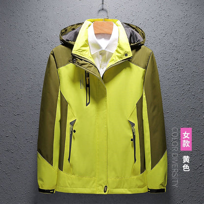 Women Thin Outdoor Waterproof All Year Round Shell Jacket