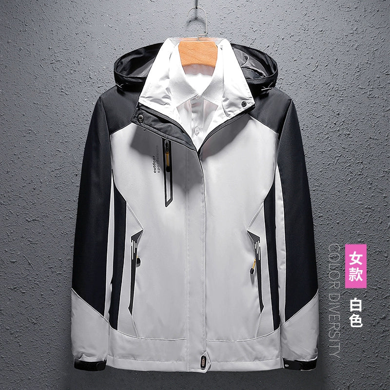 Women Thin Outdoor Waterproof All Year Round Shell Jacket