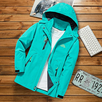Women Thin Outdoor Waterproof All Year Round Shell Jacket