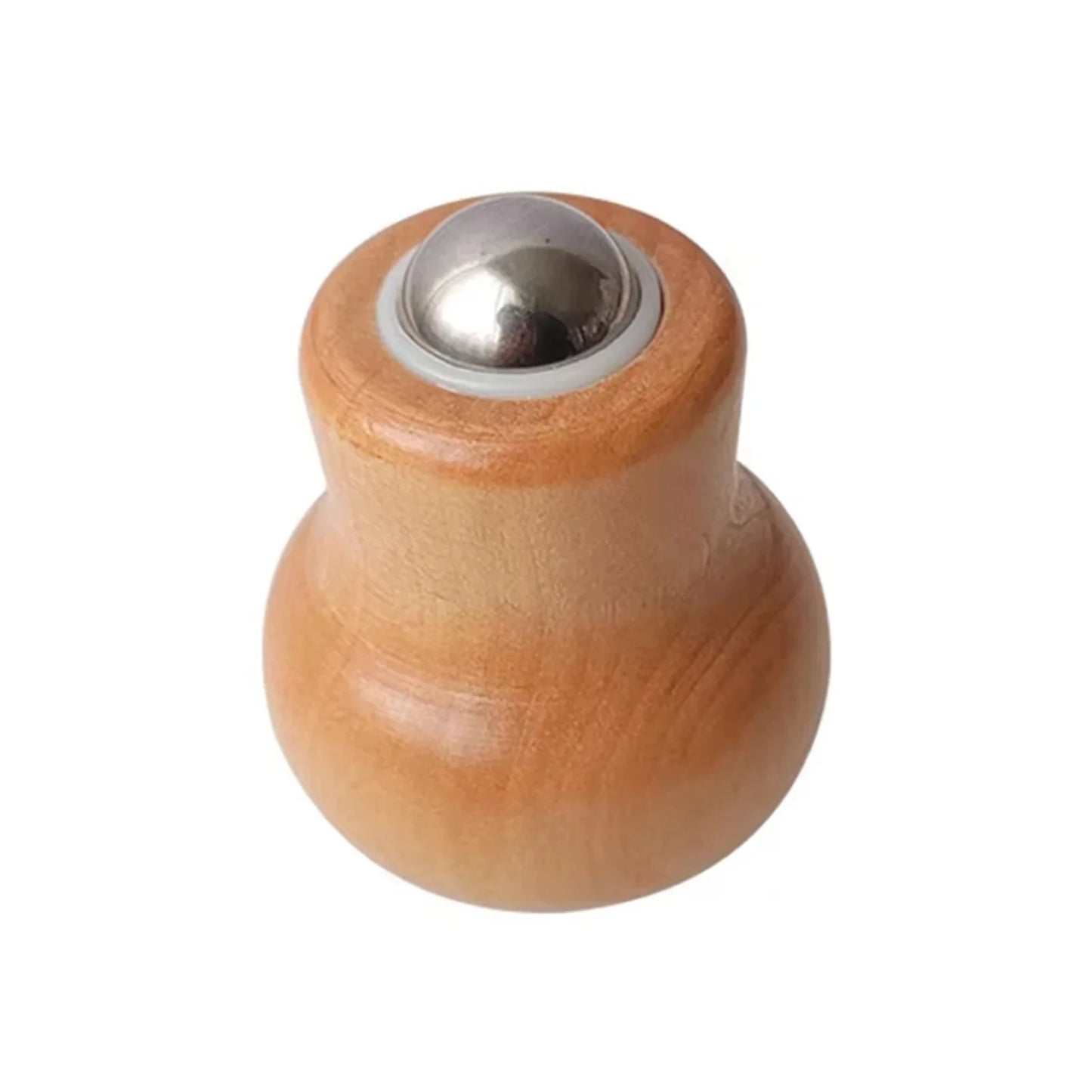 Facial Roller Mini Massager Handheld Wooden Acupressure Tool for Face Neck Shoulder