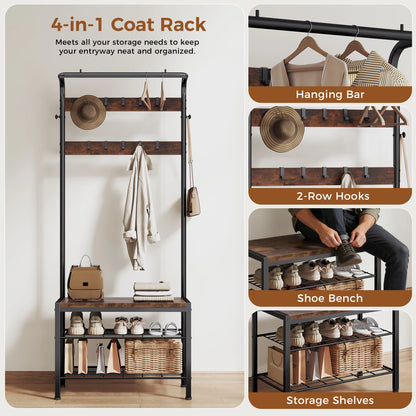 4-in-1 Coat Rack