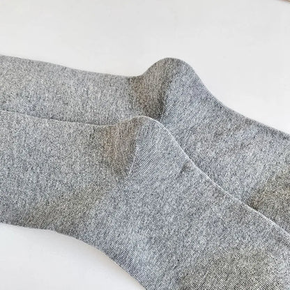 Women Stockings College Style Knitted Cotton Knee Socks